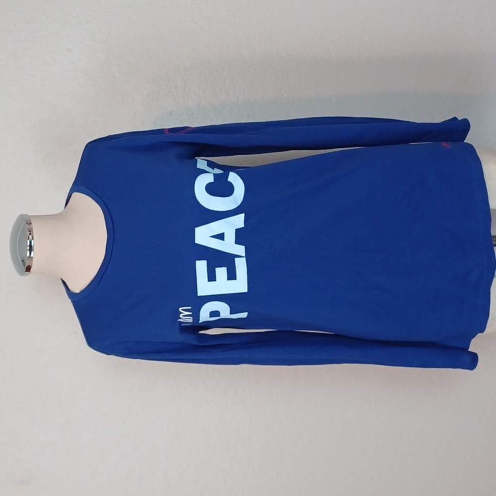 Peace Love World Pima Cotton Long Sleeve Tee